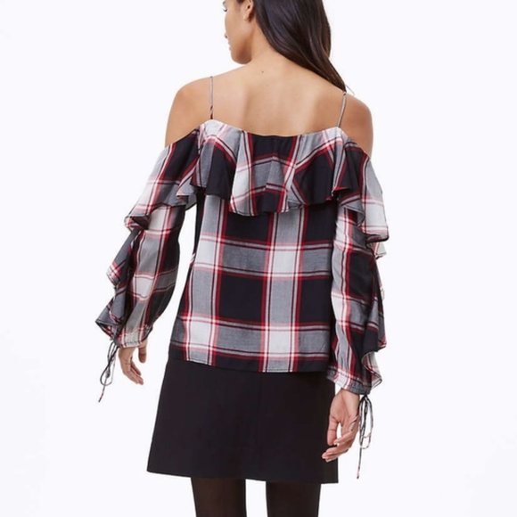 LOFT Cold Shoulder Top - Picture 6 of 8